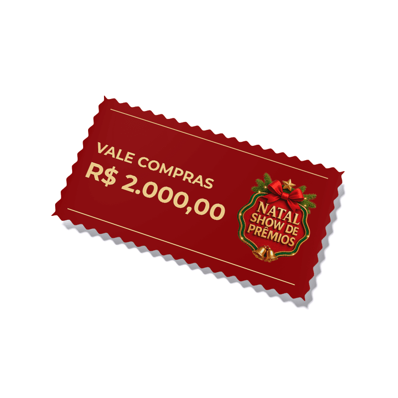 Vale compras de R$ 2.000,00
